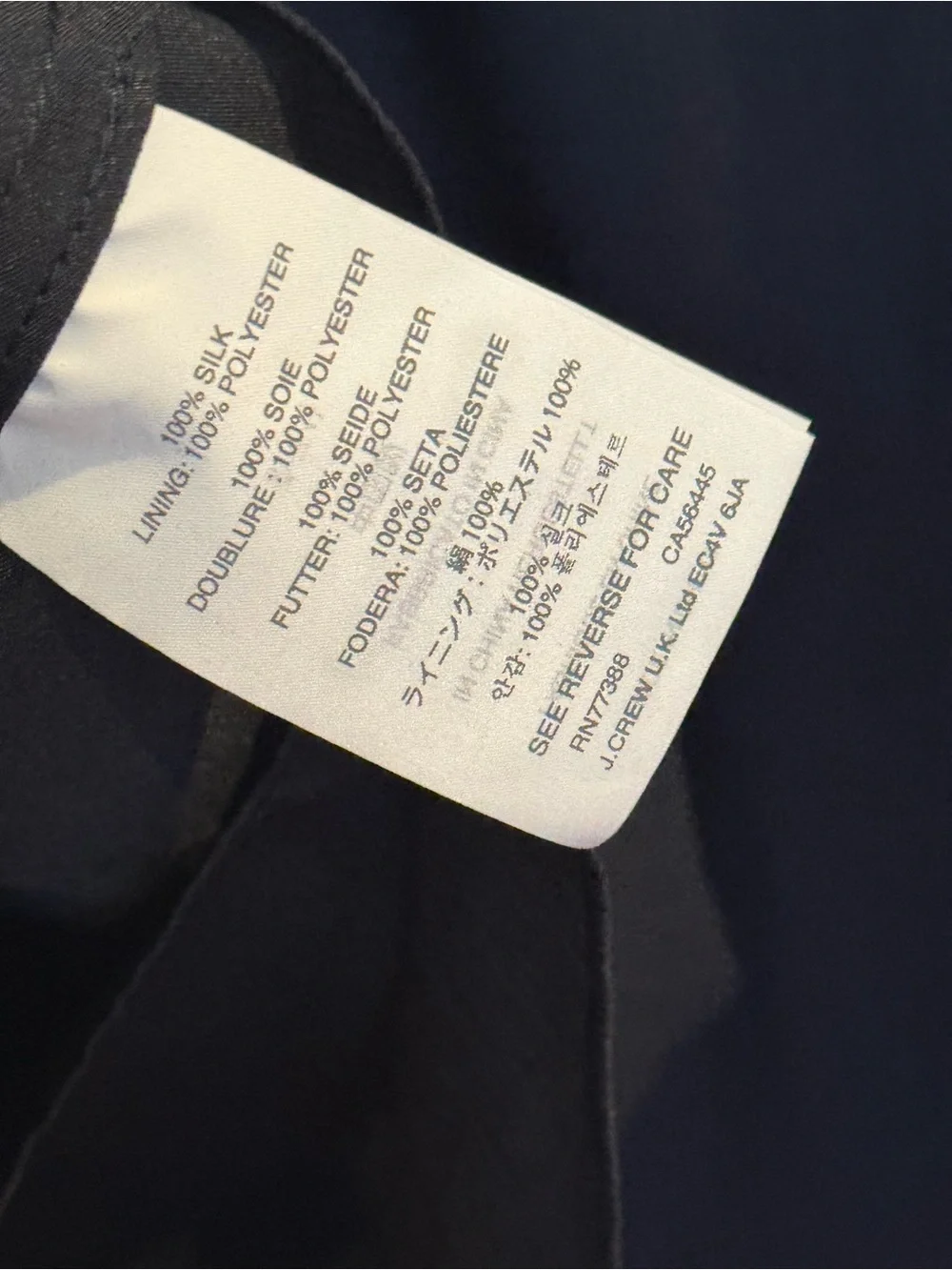 J. Crew Petite Sleeveless Silk Dress